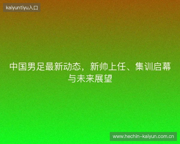 中国男足最新动态，新帅上任、集训启幕与未来展望